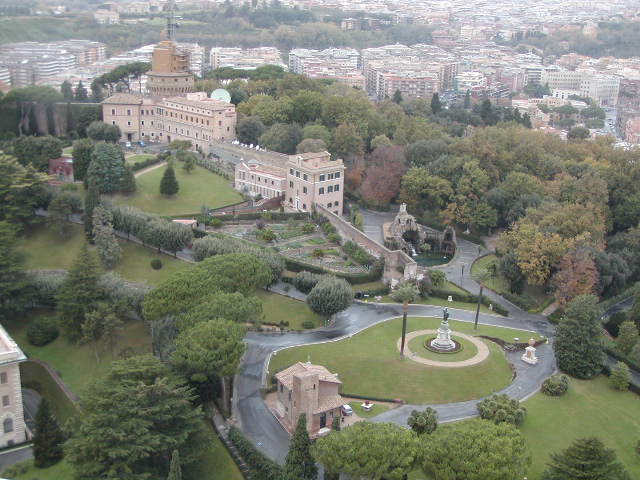 Outside looking down